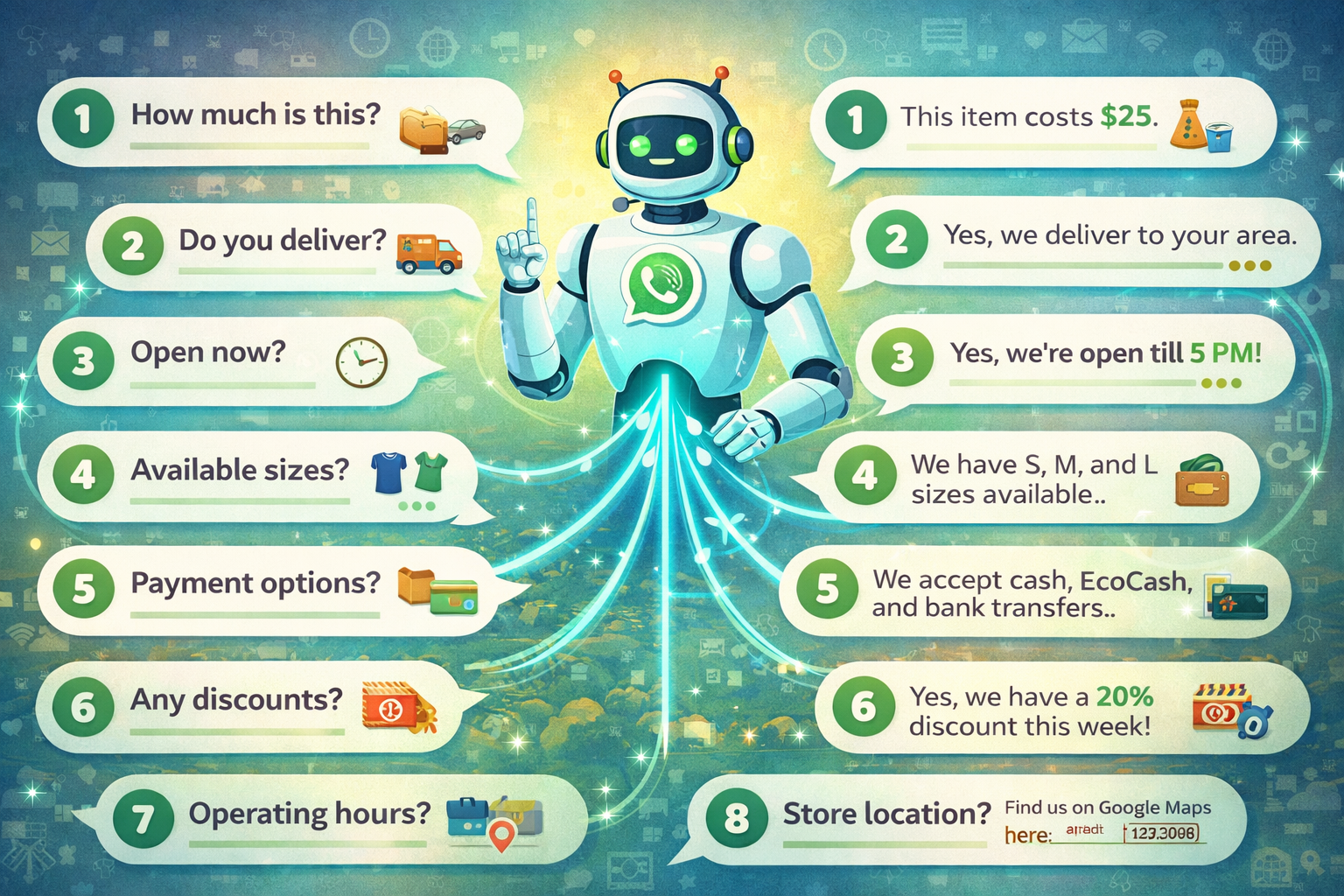 10 Common WhatsApp Questions Customers Ask (And How to Answer Them Automatically)